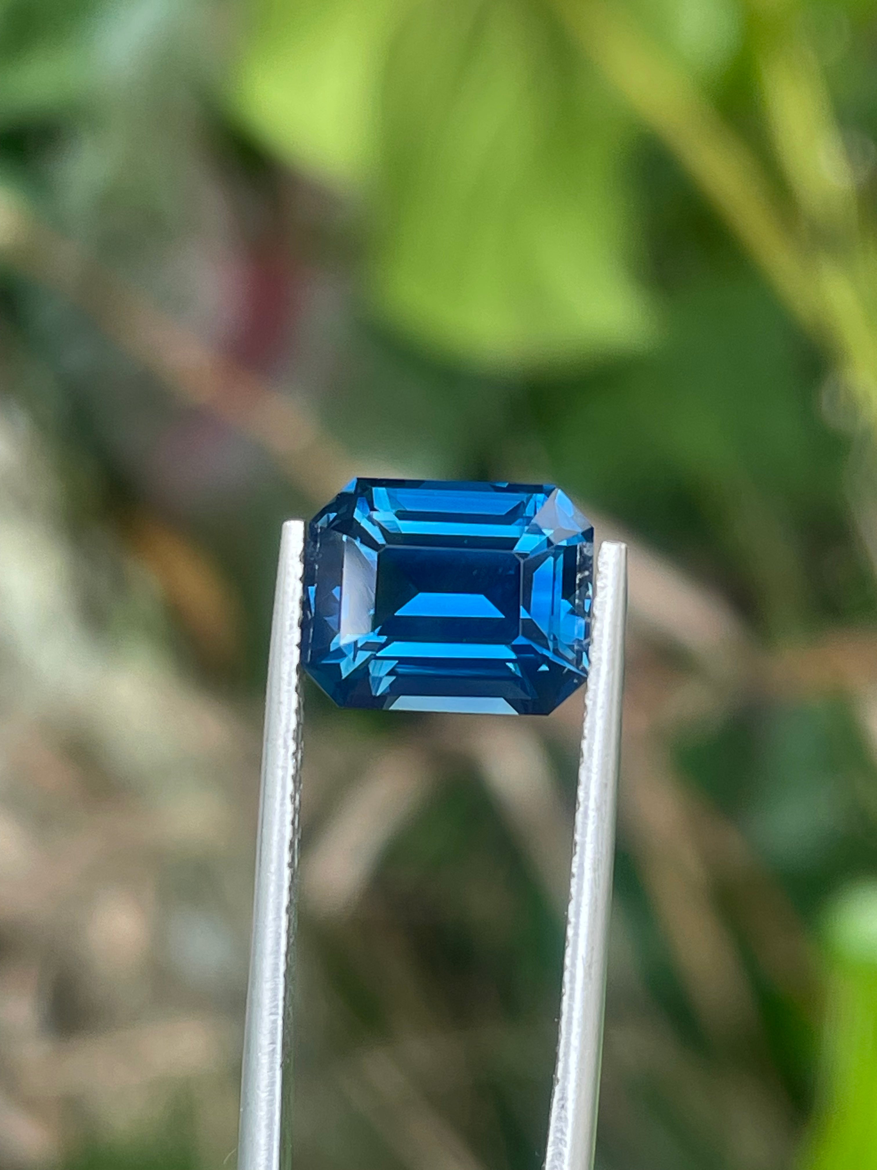 Blue green sapphire fashion stone